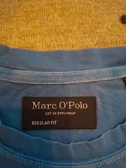 Vorschaubild 3 von Herren T-Shirt Blau Gr. XL Regular Fit Baumwolle