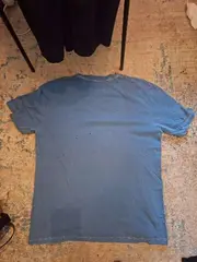 Vorschaubild 2 von Herren T-Shirt Blau Gr. XL Regular Fit Baumwolle