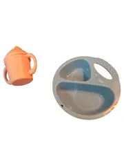 Vorschaubild 1 von Baby Puppen Zubehör Set Puppengeschirr Teller Becher Mehrfarbig