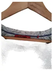 Vorschaubild 7 von Damen Pullover Gr. M Grau Meliert Baumwolle Lochmuster