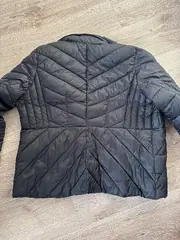 Vorschaubild 2 von Damen Steppjacke Packable Schwarz Gr. XL Pufferjacke