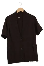 Vorschaubild 1 von Damen Strickjacke Gr. 44/XXL Braun Klassisch Elegant