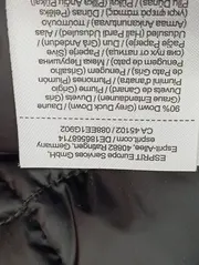 Vorschaubild 5 von Damen Steppmantel Gr. 36/S Schwarz Kapuze Daunenjacke