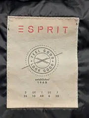 Vorschaubild 3 von Damen Steppmantel Gr. 36/S Schwarz Kapuze Daunenjacke