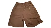 Vorschaubild 2 von Jungen Shorts Kurze Hose Größe 152 Beige Baumwolle Casual Sommer Basic