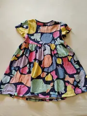 Vorschaubild 2 von Kinder Freizeitkleid Gr. 122 bunt gemustert Baumwolle Sommer