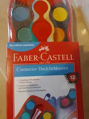 Vorschaubild 2 von Connector Deckfarbkasten 12 Farben Mehrfarbig Künstlerfarbe