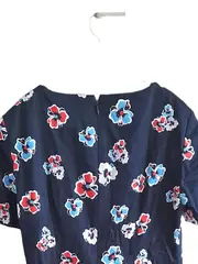 Vorschaubild 8 von Damen Sommerkleid Blumenmuster Gr. 38 M Freizeit Midikleid