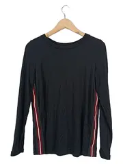 Vorschaubild 1 von EDC Langarmshirt Damen Gr. 36/S Schwarz Casual Rippstrick