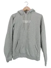 Vorschaubild 1 von Hoodie Herren Kapuzenpullover Grau Logo Streetwear Gr. XS