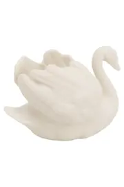 Vorschaubild 2 von Dekofigur Schwan Weiß Elegant Keramik Figur