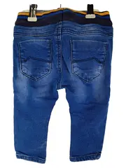 Vorschaubild 2 von Baby Jeans Jogginghose Gr. 74 12-18 Monate Blau Elastikbund