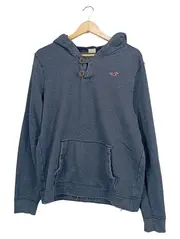 Vorschaubild 1 von Kapuzenpullover Herren Blau Gr. XL Casual Hoodie