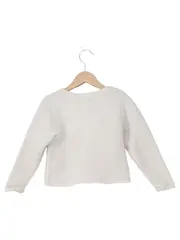 Vorschaubild 2 von Kinder Strickjacke Weiß Gr. 86 Klassisch Casual