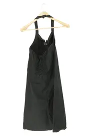 Vorschaubild 2 von TAIFUN Damen Freizeitkleid Neckholder Gr. 38/M Schwarz Gepunktet Elegant