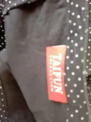 Vorschaubild 3 von TAIFUN Damen Freizeitkleid Neckholder Gr. 38/M Schwarz Gepunktet Elegant