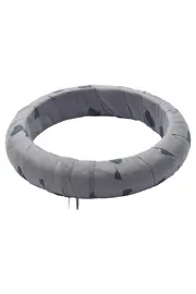 Vorschaubild 2 von Damen Armband Stoff Grau mit Herzen Motiv