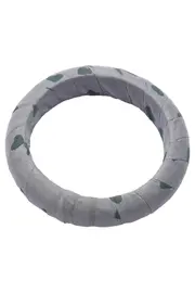 Vorschaubild 1 von Damen Armband Stoff Grau mit Herzen Motiv