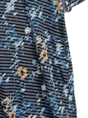 Vorschaubild 5 von Damen Bluse Kurzarm Blumenmuster Mehrfarbig Gr. 48