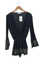 Vorschaubild 1 von Damen Jumpsuit XS Schwarz Bohemian Stickerei