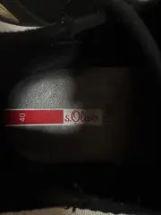 Vorschaubild 6 von Damen Slipper Sneaker Schwarz Gold Gr. 40 Slip-On Sportlich