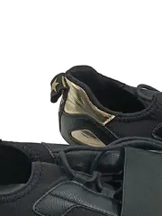 Vorschaubild 3 von Damen Slipper Sneaker Schwarz Gold Gr. 40 Slip-On Sportlich