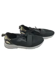 Vorschaubild 1 von Damen Slipper Sneaker Schwarz Gold Gr. 40 Slip-On Sportlich
