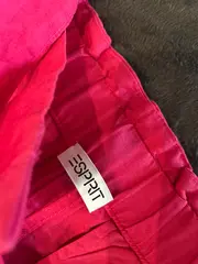 Vorschaubild 2 von Stoffhose Damen W34 L28 Pink Leinen-Mix Casual Freizeit Hose