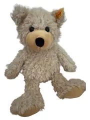 Vorschaubild 1 von Teddybär Kuscheltier Plüsch beige Knopf im Ohr 23 cm