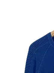 Vorschaubild 3 von Herren Pullover Gr. 50/L Blau Casual Langarm