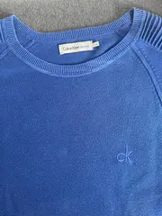 Vorschaubild 5 von Herren Pullover Gr. 50/L Blau Casual Langarm