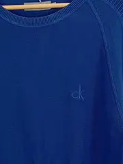 Vorschaubild 2 von Herren Pullover Gr. 50/L Blau Casual Langarm