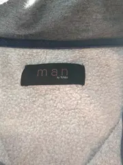 Vorschaubild 2 von Man Sweatjacke Herren Gr. M/L Grau Stehkragen Reißverschluss