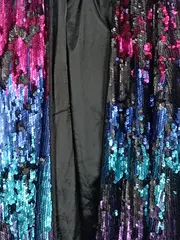 Vorschaubild 3 von Pailletten Kimono Jacke Damen Gr. 36/S Glamour Party