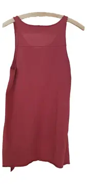 Vorschaubild 2 von Damen Top Shirt Rot Gr. 36/S Casual Baumwolle