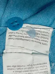 Vorschaubild 5 von Herren Langarmshirt Gr. 52/XL Blau Casual Basic Baumwolle