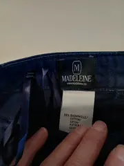 Vorschaubild 7 von Damen Biker Hose Schwarz Gr. M/38 Reißverschluss Stretch