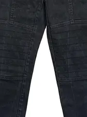 Vorschaubild 4 von Damen Biker Hose Schwarz Gr. M/38 Reißverschluss Stretch