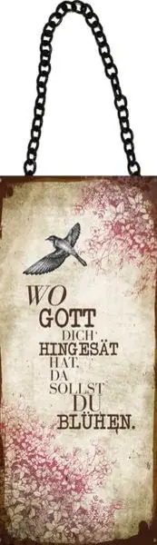 SENDBUCH.DE Blechschild