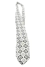 Vorschaubild 1 von Krawatte Herren Seide Blau Grafisch Elegant Business 150cm 9cm