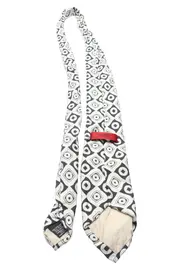 Vorschaubild 2 von Krawatte Herren Seide Blau Grafisch Elegant Business 150cm 9cm