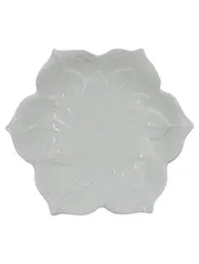 Vorschaubild 1 von Dekoschale Blumenform Porzellan Weiß Bavaria W.Germany