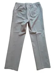 Vorschaubild 2 von Damen Hose Stoffhose Gr. 44 Beige Baumwolle Stretch Strass Casual Sport