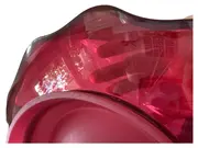 Vorschaubild 2 von Windlicht Teelichthalter Glas Rot Modern H15 B19 cm