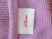 Vorschaubild 2 von Kinder Strickjacke Gr. 74 Rosa Baumwolle Polyacryl Cardigan