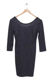 Vorschaubild 1 von Damen Freizeitkleid Gr. 38/M Schwarz Punkte Klassisch Vintage