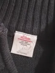 Vorschaubild 5 von Strickjacke Jungen Gr. 86 Grau Reißverschluss Baumwolle