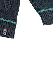 Vorschaubild 3 von Strickjacke Jungen Gr. 86 Grau Reißverschluss Baumwolle