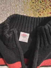 Vorschaubild 4 von Strickjacke Jungen Gr. 86 Grau Reißverschluss Baumwolle