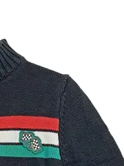 Vorschaubild 2 von Strickjacke Jungen Gr. 86 Grau Reißverschluss Baumwolle